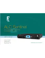 Alcons Sentinel 10 User Manual preview