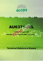 Alcor Micro AU6371-JEL Technical Reference Manual preview