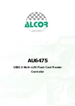 Preview for 2 page of Alcor Micro AU6475 Technical Reference Manual