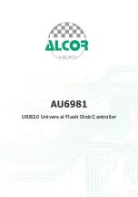 Preview for 2 page of Alcor AU6981 Series Technical Reference Manual