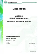 Alcor AU9223 Technical Reference Manual preview