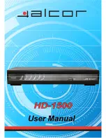 Alcor HD-1500 User Manual предпросмотр