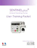 Alcor SENTINELplus User Training Packet preview