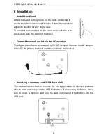 Предварительный просмотр 6 страницы Alcor STYLE XP809AD User Manual