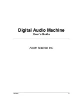 Preview for 3 page of Alcorn Mcbride 230-100978.00 Hardware And Software Reference Manual