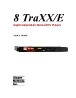 Alcorn Mcbride 8 TraXX/E User Manual preview