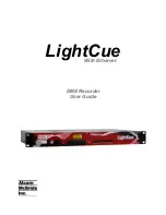 Alcorn Mcbride LightCue User Manual предпросмотр