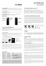 Preview for 2 page of Alcoscan ACE EASY AL5500 User Manual