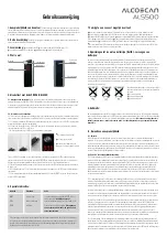 Preview for 4 page of Alcoscan ACE EASY AL5500 User Manual