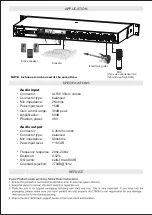 Предварительный просмотр 3 страницы Alctron MP8V2 Owner'S Manual