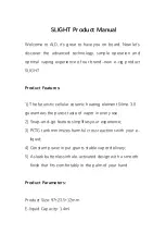 ALD SLIGHT Product Manual preview