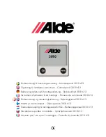 Предварительный просмотр 1 страницы Alde 3010 613 Operating & Installation Instructions Manual