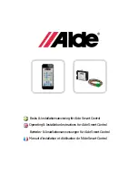 Предварительный просмотр 1 страницы Alde Smart Control Operating & Installation Instructions Manual