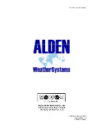 Предварительный просмотр 114 страницы ALDEN AE-1800 Instruction Manual