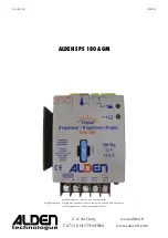 ALDEN SPS 180 AGM Quick Start Manual preview