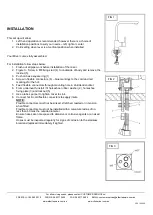 Preview for 2 page of ALDER TAPWARE Vito Bertoni QAAD SINK MIXER Installation Instructions