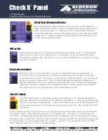 Preview for 2 page of Alderon Industries Check It Series Operation, Maintenance And Installation Manual