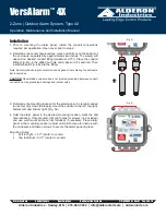 Preview for 3 page of Alderon Industries VersAlarm 4X Operation, Maintenance And Installation Manual