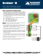 Preview for 4 page of Alderon Industries VersAlarm 4X Operation, Maintenance And Installation Manual