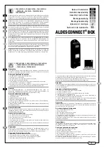 Предварительный просмотр 1 страницы aldes ALDESCONNECT BOX Assembly Instructions