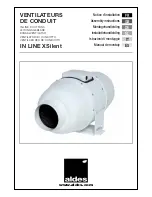 aldes IN LINE XSilent Assembly Instructions Manual preview