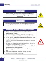 Предварительный просмотр 2 страницы aldes LE2000e Service Manual