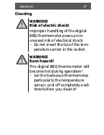 Предварительный просмотр 27 страницы ALDI 92205 User Manual