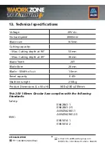 Предварительный просмотр 99 страницы ALDI ABP1815MA Instruction Manual