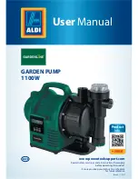 Preview for 1 page of ALDI Gardenline 1100W Water Pump User Manual