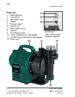 Preview for 10 page of ALDI Gardenline 1100W Water Pump User Manual