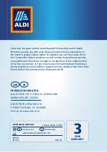 Предварительный просмотр 41 страницы ALDI Gardenline 710676 Assembly Instructions Manual