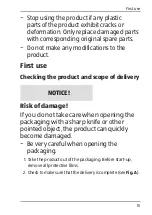 Preview for 11 page of ALDI LIGHTWAY 872-S-G User Manual