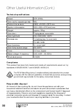 Предварительный просмотр 32 страницы ALDI STIRLING STR-5F80L Instruction Manual