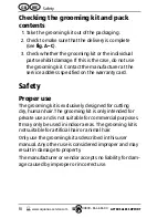 Preview for 10 page of ALDI Visage 93509 User Manual