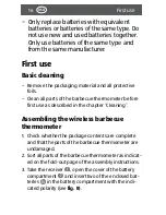 Preview for 16 page of ALDI Wireless barbecue Thermometer User Manual