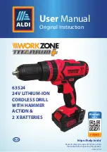 Preview for 1 page of ALDI Workzone Titanium+ 63524 User Manual