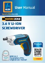 Предварительный просмотр 1 страницы ALDI WSD 3.6-1 User Manual