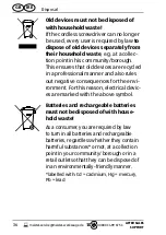 Предварительный просмотр 36 страницы ALDI WSD 3.6-1 User Manual