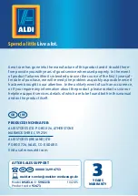 Предварительный просмотр 42 страницы ALDI WSD 3.6-1 User Manual