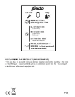 Предварительный просмотр 10 страницы Alecto ACL-10 Manual