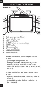 Предварительный просмотр 62 страницы Alecto AVM-500 User Manual