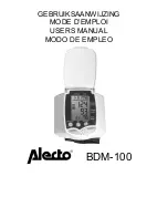 Предварительный просмотр 1 страницы Alecto BDM-100 User Manual