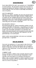 Preview for 41 page of Alecto BDM-150 User Manual