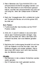 Preview for 18 page of Alecto BL-165 User Manual