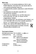 Preview for 41 page of Alecto BL-329 User Manual