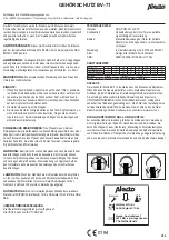 Preview for 3 page of Alecto BV-71 Quick Start Manual