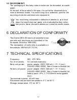 Preview for 57 page of Alecto DBX-60 User Manual