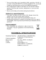 Preview for 9 page of Alecto DBX-83 User Manual