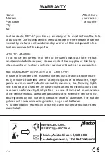 Preview for 16 page of Alecto DBX-92 User Manual