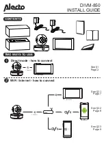 Alecto DIVM-850 Install Manual preview